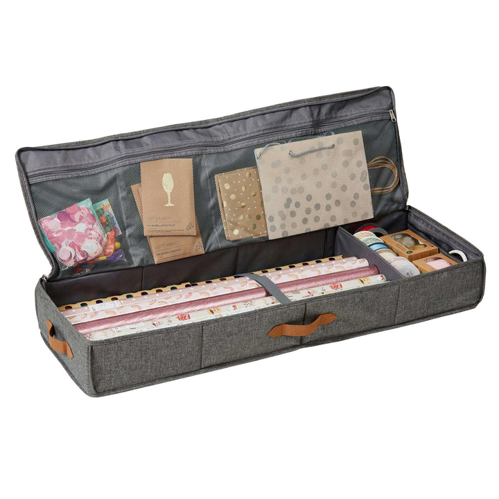 LOVE IT STORE IT Premium Organizer für Geschenkpapier Aufbewahrung - Hochwertiger Geschenkpapier Org