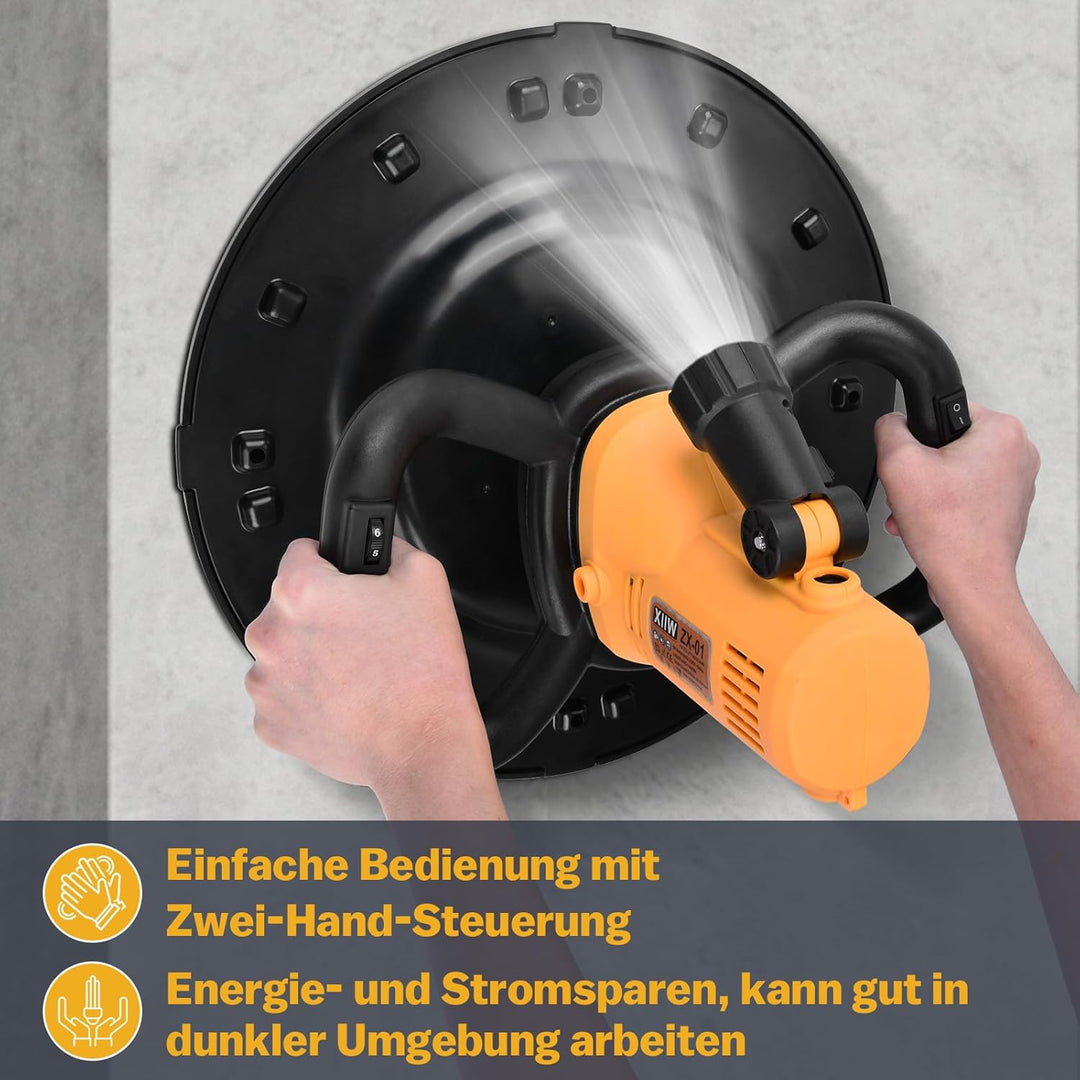 1680W Putzglättmaschine Ø380mm, 2in1 Rührwerk + Putzbearbeitungsmaschine 2800U/min Putzmaschine Hand