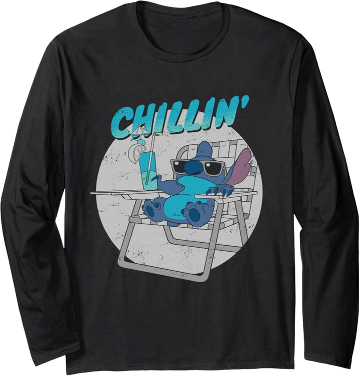 Disney Lilo and Stitch Chillin Langarmshirt