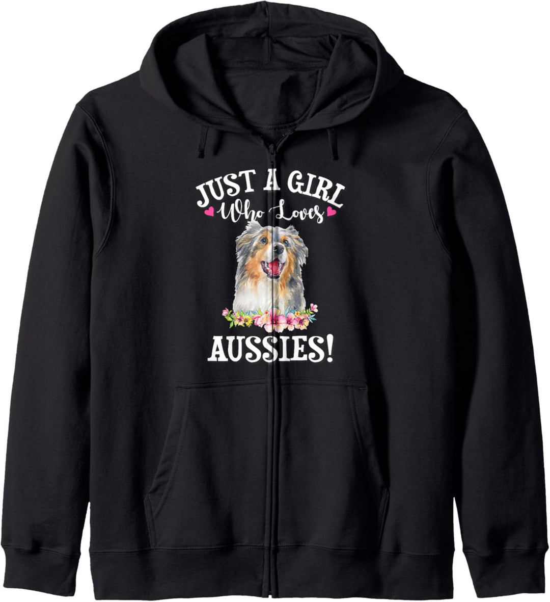 Blue Merle Australian Shepherd Kapuzenjacke