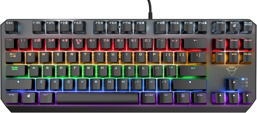 Trust Gaming GXT 834 Callaz TKL Mechanische Tastatur, Italienisches QWERTY-Layout, Outemu Mechanisch