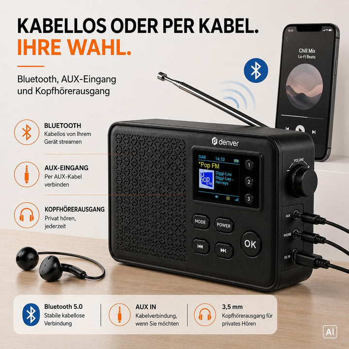 Denver DAB+ Radio DAB-57