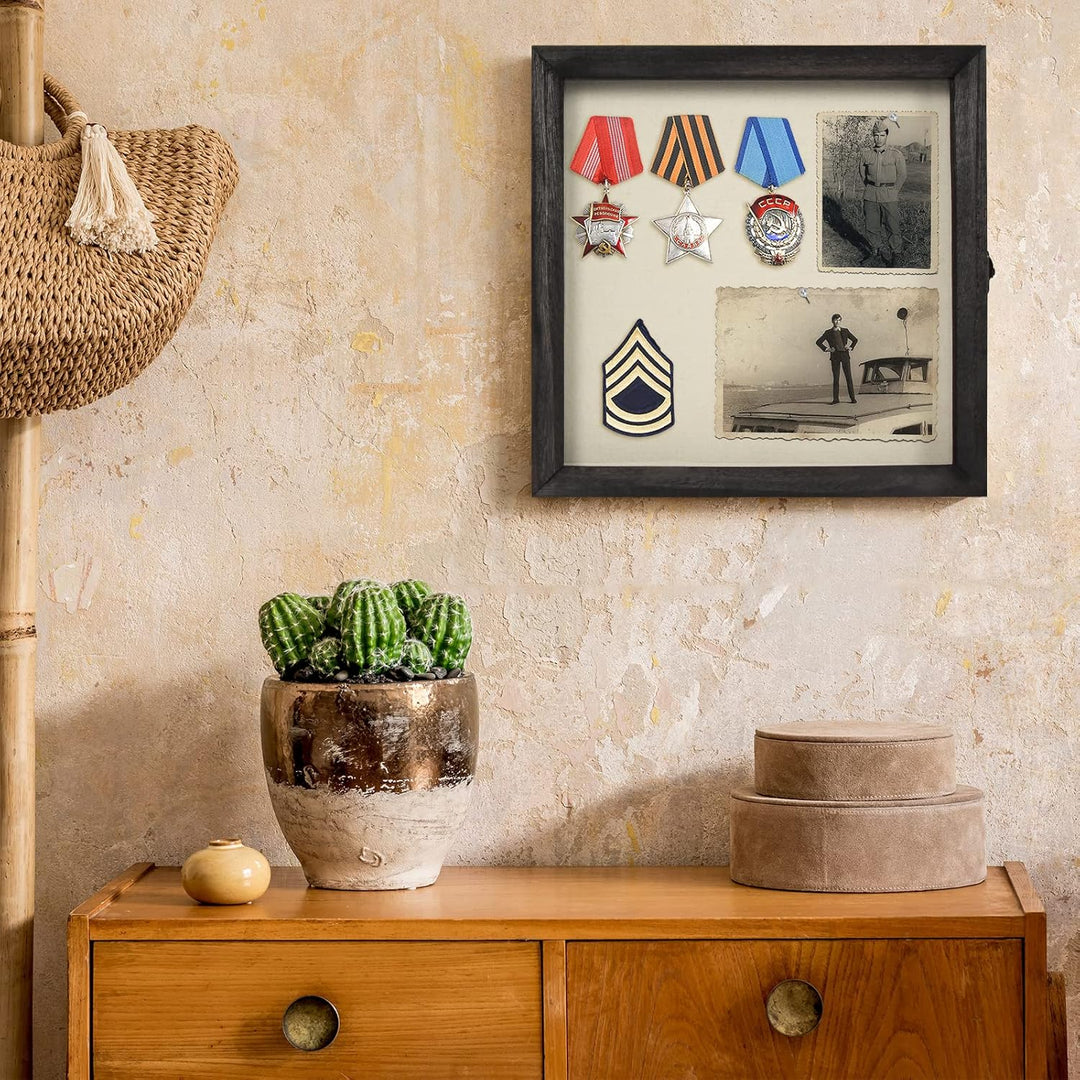 TJ.MOREE Flower Shadow Box Vitrine Schattenbox-Rahmen mit Glasfenster Hochzeitsstrauss Erinnerungsst