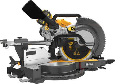 DeWALT Akku-Paneelsäge DCS781X2 Kappsäge, Gehrungssäge mit 305 mm Scheiben-Ø, hohe Schnittkapazität,