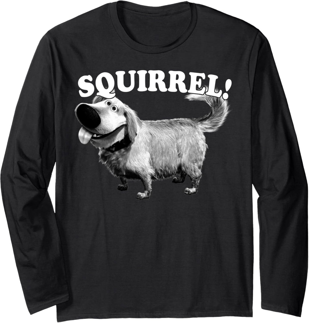 Disney Pixar Up Dug Squirrel Langarmshirt