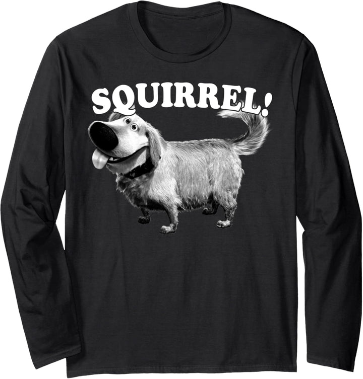 Disney Pixar Up Dug Squirrel Langarmshirt