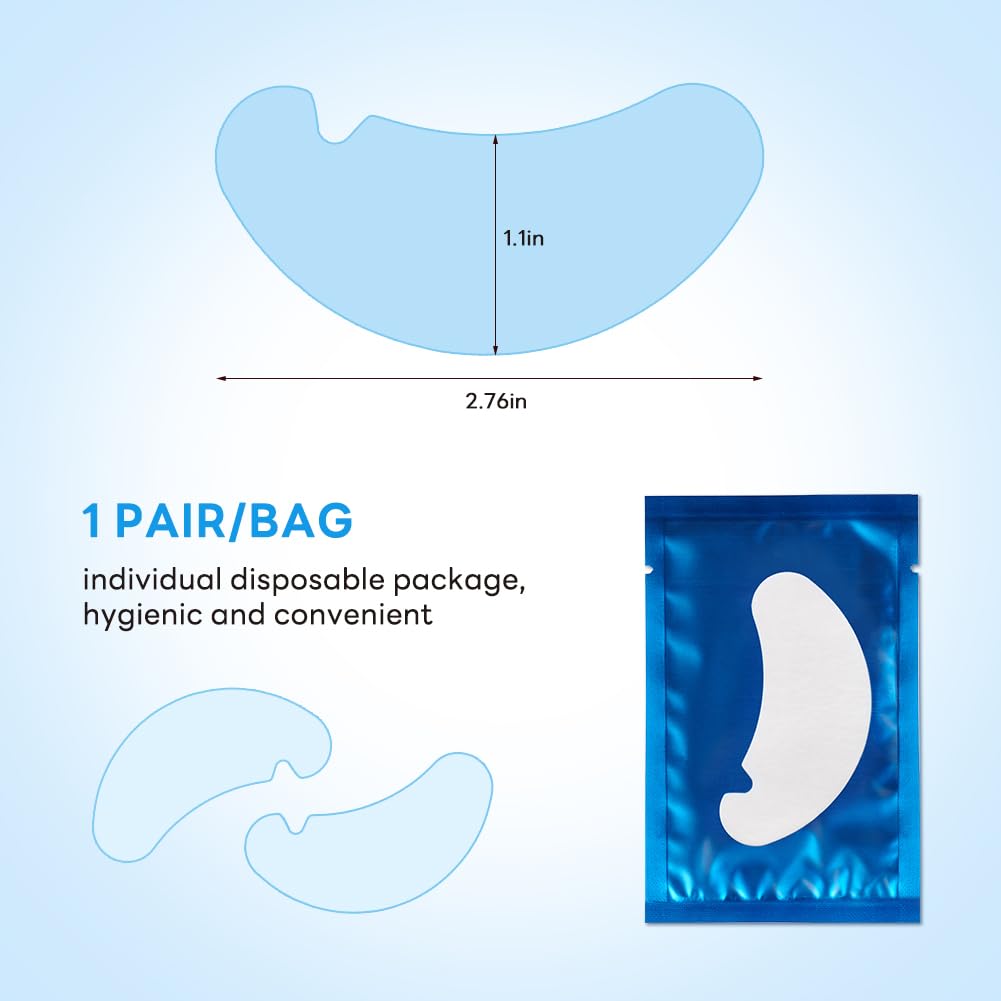 100 Paare Augenpads Wimpernpads für Wimpernverlängerung Wimpernlifting Wimpern Färben Wimpern Augen