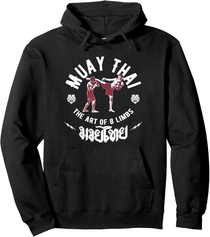 Muay Thai Geschenk Fight Club Herren Art of 8 Gliedmassen MMA Fighter Pullover Hoodie