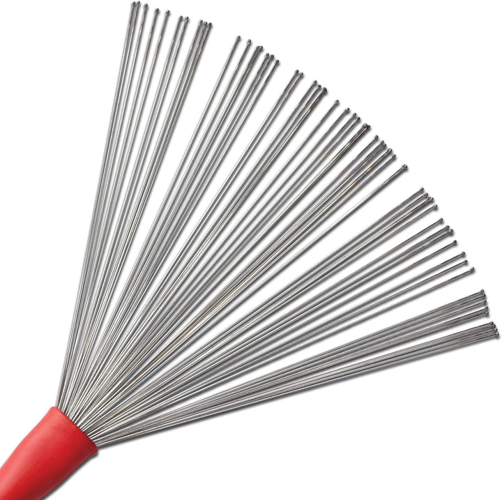 Vic Firth Live Wires Brush - Retractable - Red Handle Live Wires Single, Live Wires Single