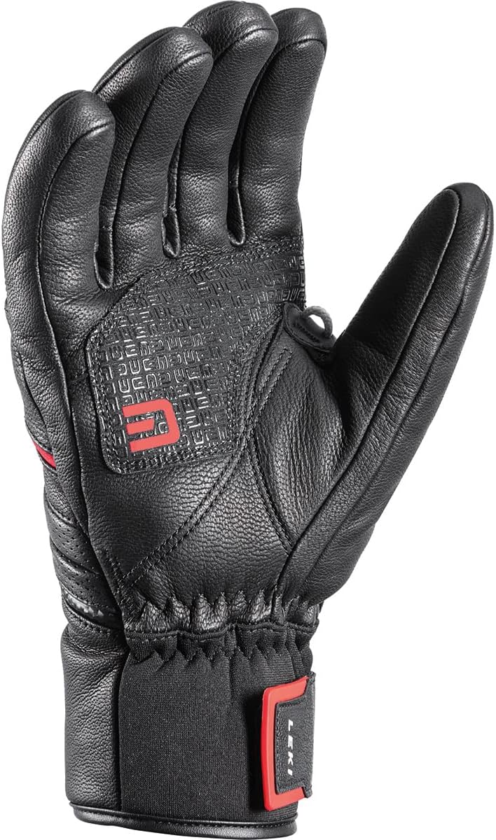 LEKI Worldcup Race Speed 3D Handschuhe Skihandschuhe Fingerhandschuhe 1 Schwarz/Rot., 1 Schwarz/Rot.