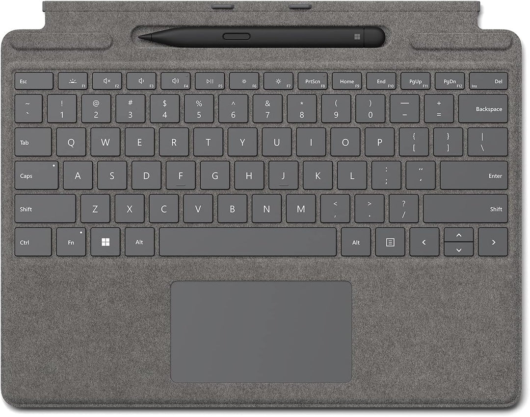 Microsoft Surface Pro 8/X Cover Alcantara + Pen - Platinum Platinum Keyboard + Pen, Platinum Keyboar