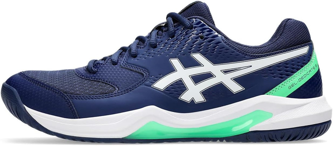 ASICS Dedicate 8 Mann Tennisschuhe Blau Weiss, 42 EU Blau Expanse Wei&#xDF;