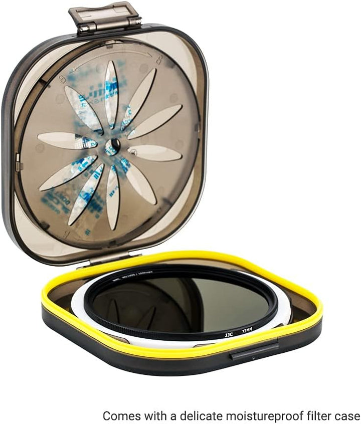 JJC 67 mm ND1000 Filter (10 Stop-ND), Neutraldichteobjektivfilter, ultradünn, mehrfach beschichtet,