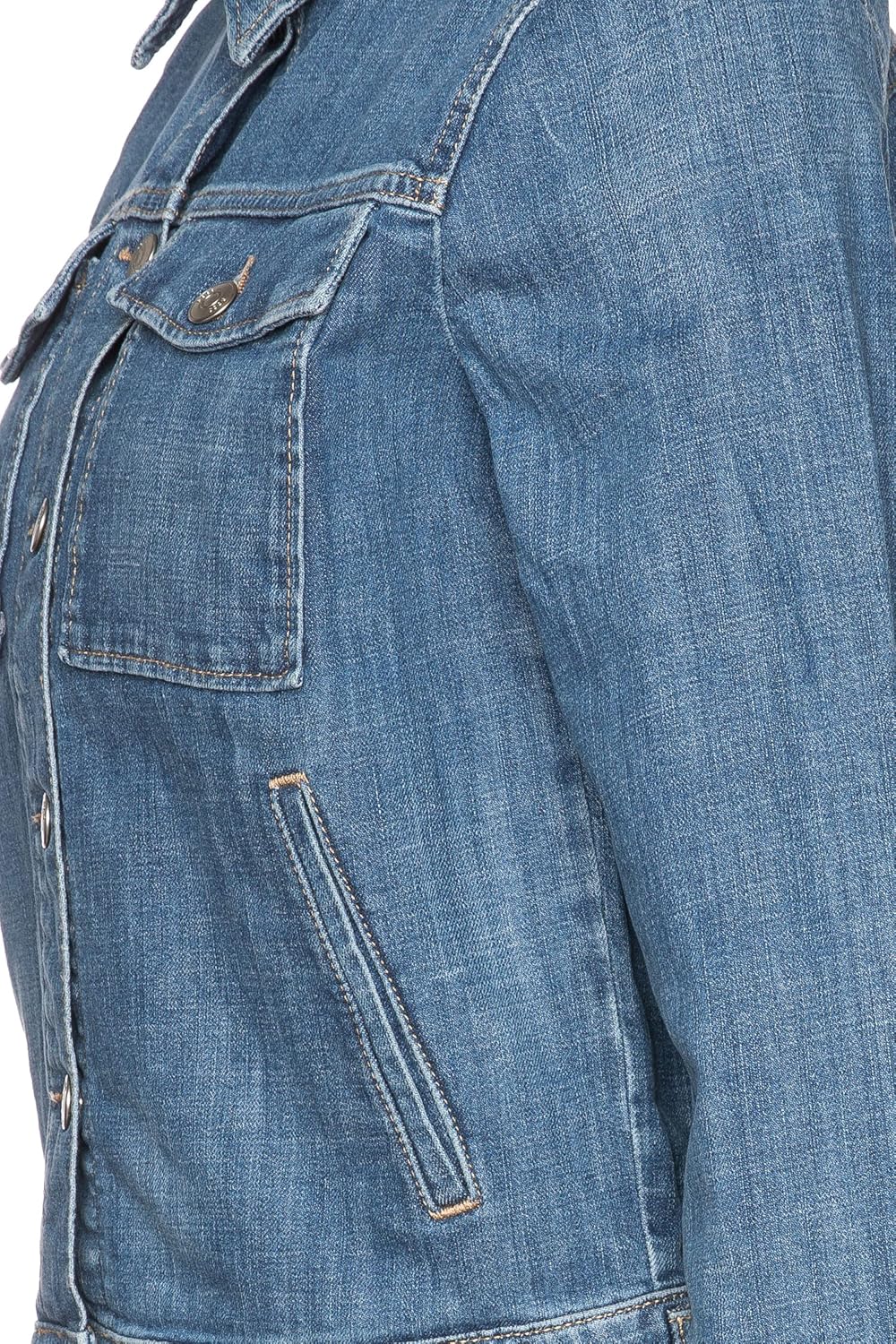 BOSS Damen Jeansjacke Blau Medium