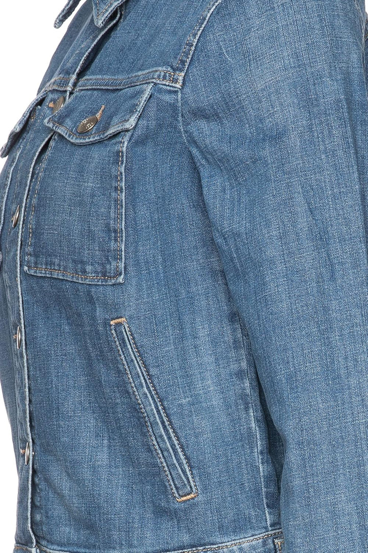 BOSS Damen Jeansjacke Blau Medium