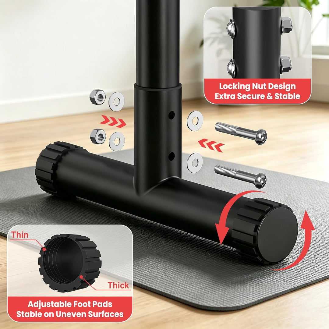 RELIFE REBUILD YOUR LIFE Dip Station Dip Bar Barren Parallettes Push Up Dip-Ständer Einstellbar Eins