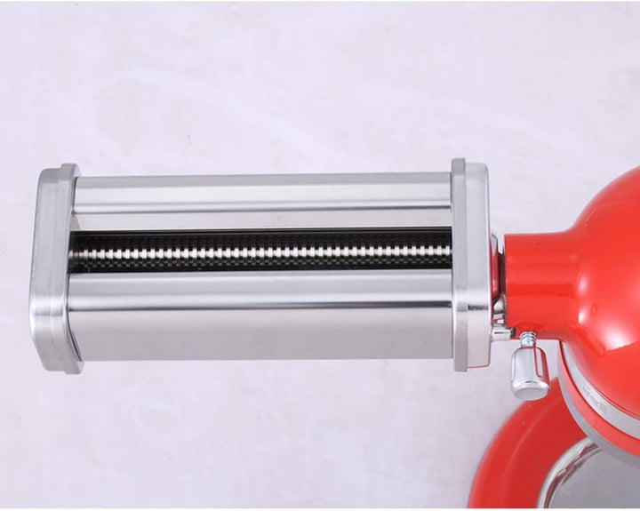 Pastaaufsatz Nudelaufsatz Küchenmaschine Mixer Edelstahl Zubehör 8 Variable Dickeneinstellungen für