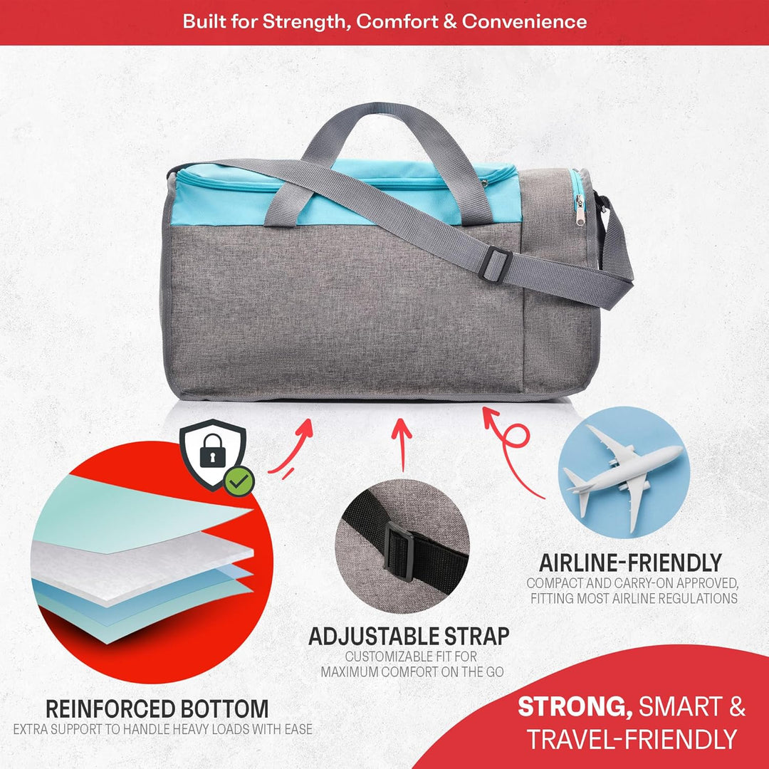 meteor 20 40 L Sporttasche - Kinder Badetasche Herren schwimmtasche Schultertaschen Reisetasche Urla