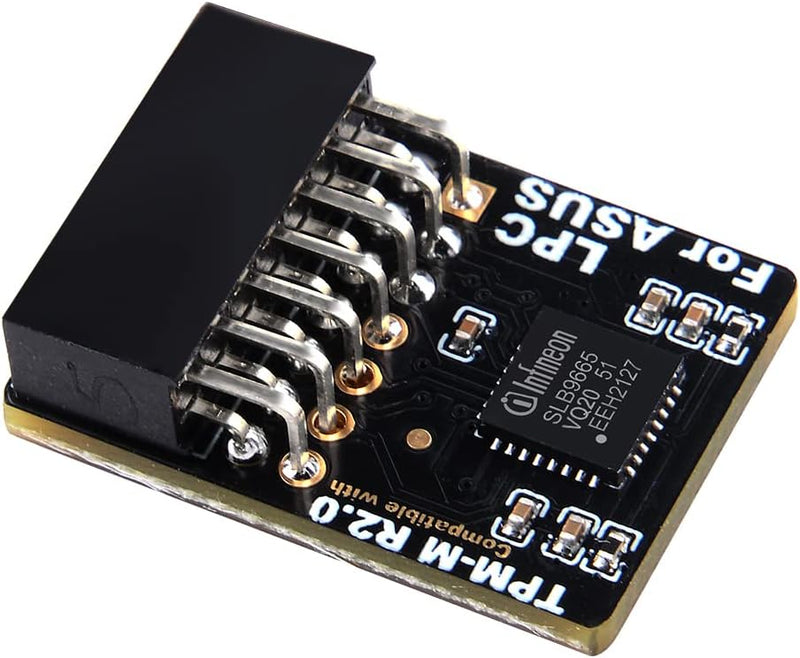 NewHail TPM2.0 Modul LPC 14Pin Modul mit Infineon SLB9665 für ASUS Motherboard kompatibel mit TPM-M