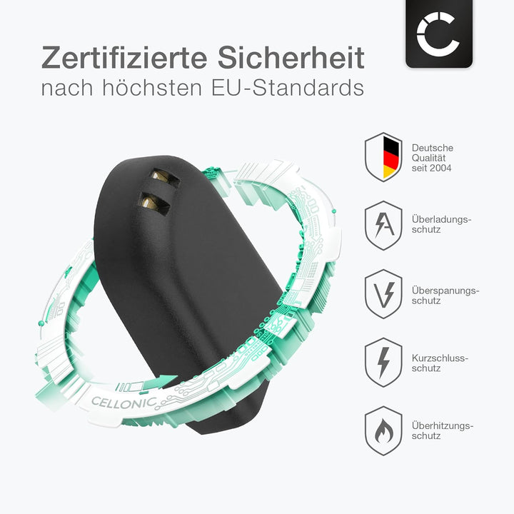 CELLONIC, Akku für Headset kompatibel mit Plantronics Savi W740, Savi 440, Savi 740 (140mAh, 3.7V) 2