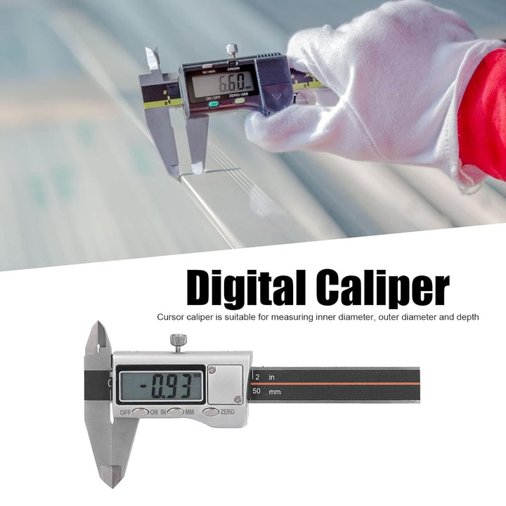 Digitaler Messschieber 0-50Mm Tragbare Mini Digitale Verschleissfestigkeit Rost Reisetasche Schmuck