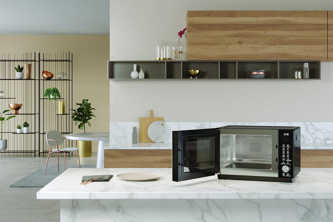 Bauknecht MF 258 B Mikrowelle/Extra Space: Kombi Ohne Drehteller/My Menu/Crisp/Crisp Fry/Spezialprog