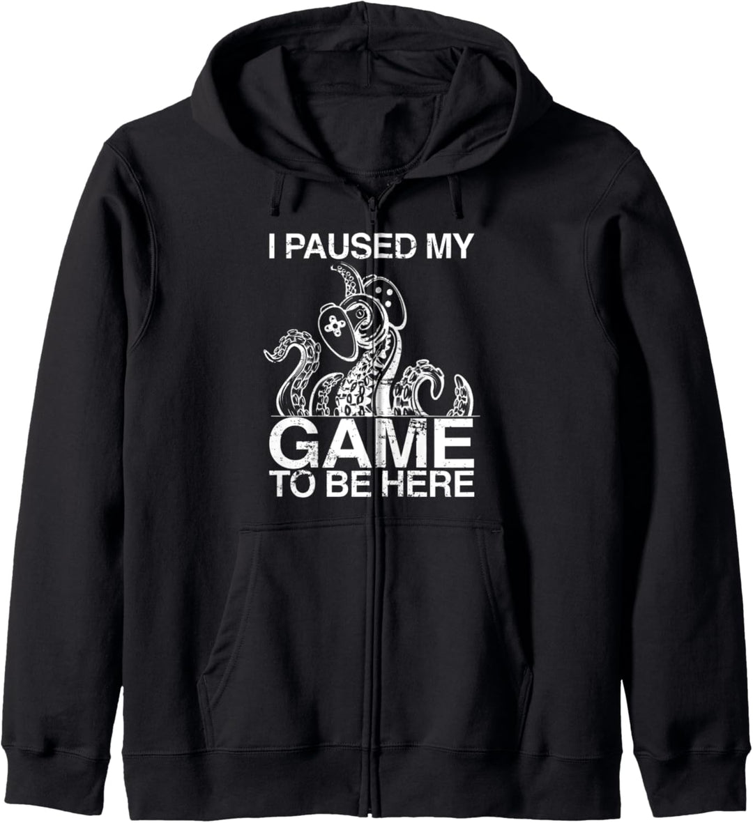 Ich habe mein Spiel angehalten, um hier zu sein Gaming Kapuzenjacke