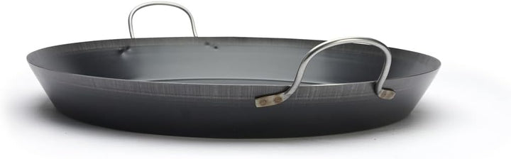 DE BUYER Paella-Pfanne, Edelstahl, Silber, 60 cm 27.9 x 20.1 x 10.9 cm, 27.9 x 20.1 x 10.9 cm
