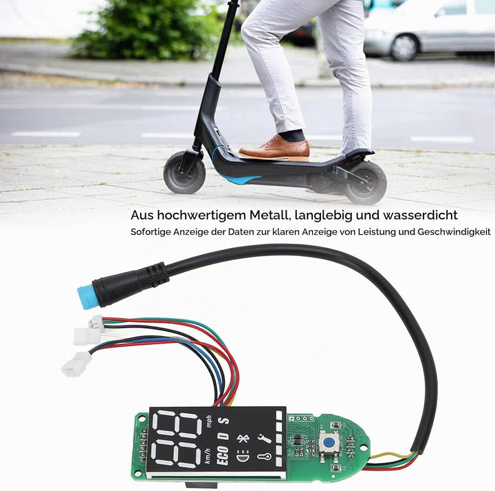 BuyWeek Elektroroller Dashboard mit Abdeckung für Xiaomi MIJIA M365/M365 Pro, E-Roller Armaturenbret