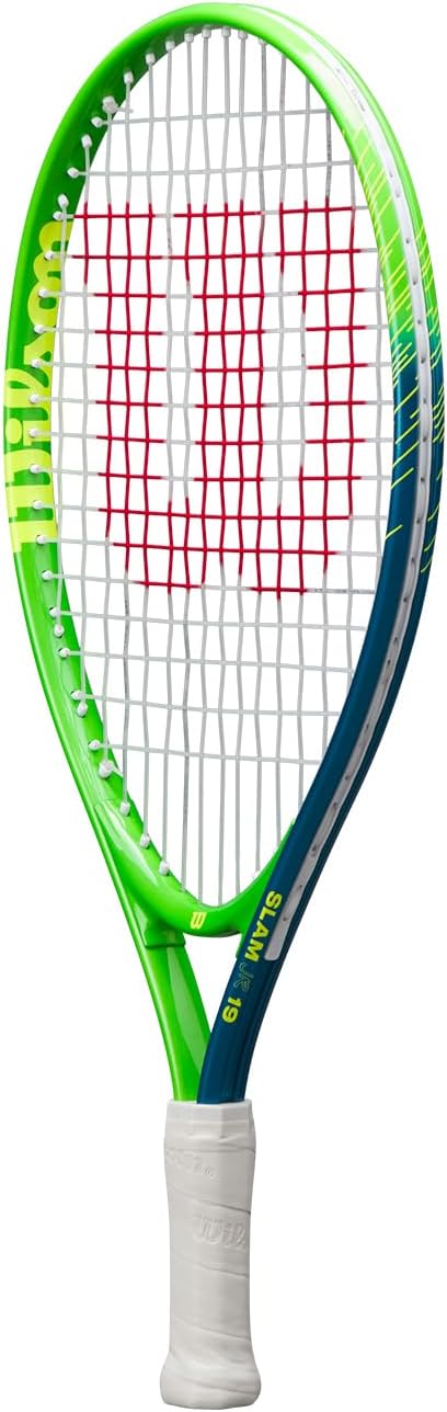 Wilson Slam Junior 19 Boys Tennis Racket Red/Yellow Strung 205g L 19", 19"