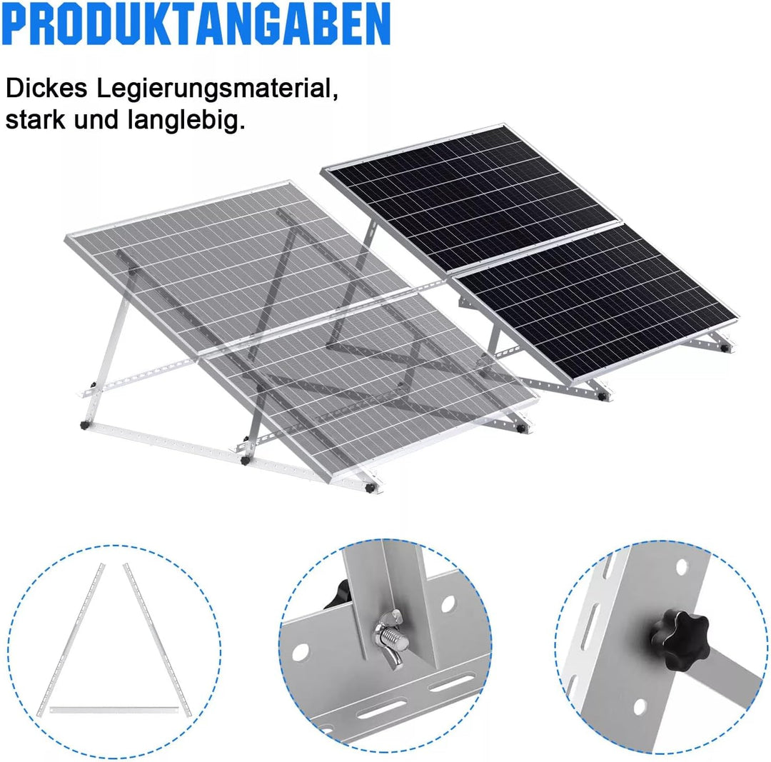 Gliese Solarmodul Halterung 118 CM ( 46 Zoll ) 2 Sets,Robuste Solarmodule Montageset Aufständerung,P