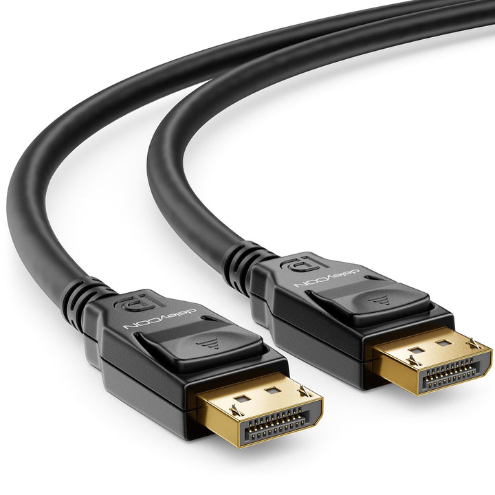 deleyCON 5m DisplayPort 8K Kabel 1.4-1080P bis 8K - Optimal für Gaming Monitore bis 360Hz PC HBR3 DS