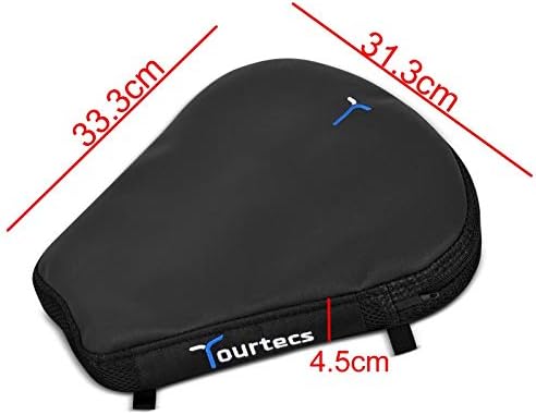 Komfort Sitzkissen/Luftkissen Kompatibel für Vespa 946 / GTS 125 Air Deluxe M schwarz