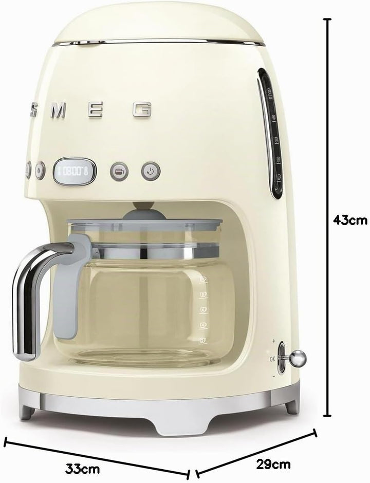 SMEG - Máq. Café DCF02CREU Creme, Creme