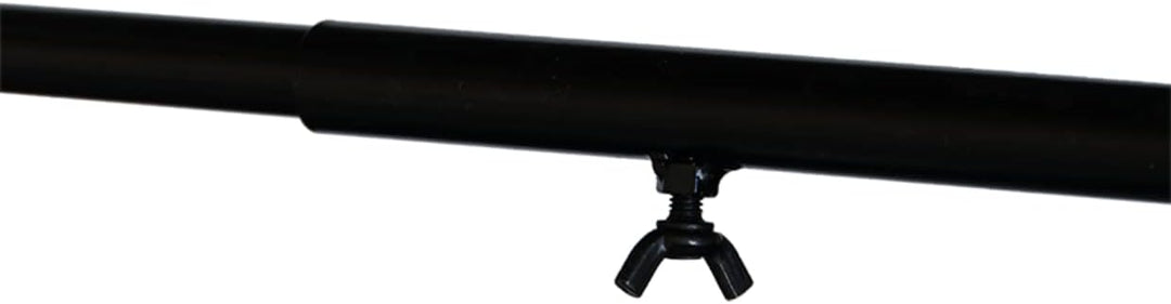 Tisch Deko Stange Klemme Gestell Deko Metall schwarz ausziehbar Tafel 117-211 cm
