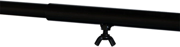 Tisch Deko Stange Klemme Gestell Deko Metall schwarz ausziehbar Tafel 117-211 cm