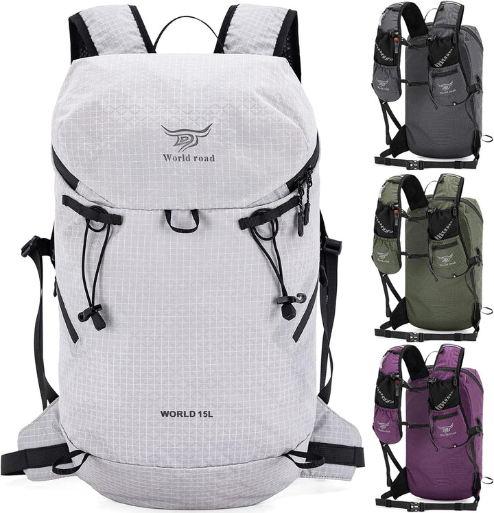 Kimwadalh Kleiner Rucksack 15L Wanderrucksack für Damen Herren Rucksäcke für Radsport Outdoor Trekki