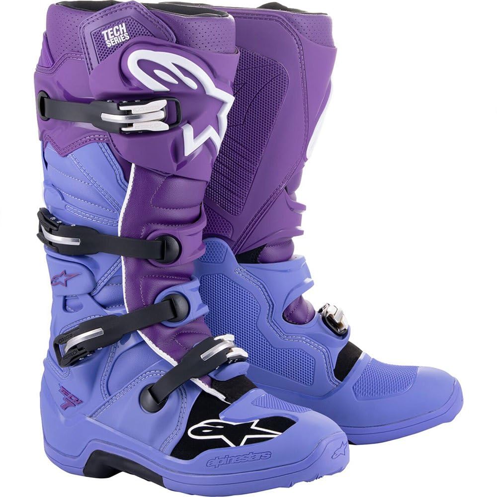 Alpinestars Herren Boots Tech 7 MX Stiefel 48 EU Violett, 48 EU Violett