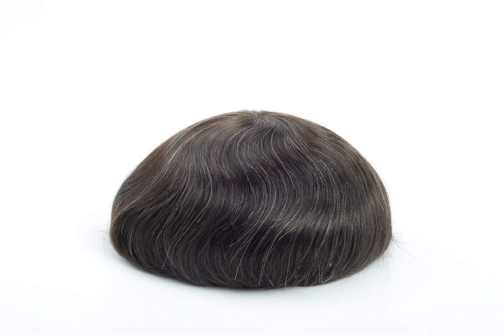 Lordhair Perücke Männer,Realität Toupet,0,06 mm Alle V-Looped Dünnes,Haarfreestyle,Natürlich eng anl