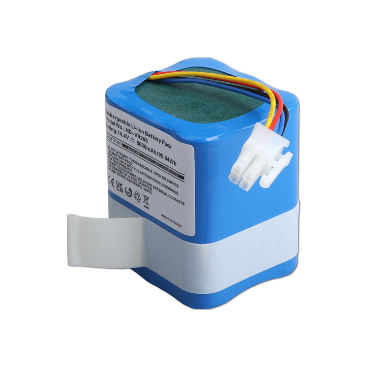 14.4V 6600mAh Li-Ion Akku Kompatibel mit Vorwerk Kobold VR200 Staubsauger, Ersatzakku Teilenummer: 2