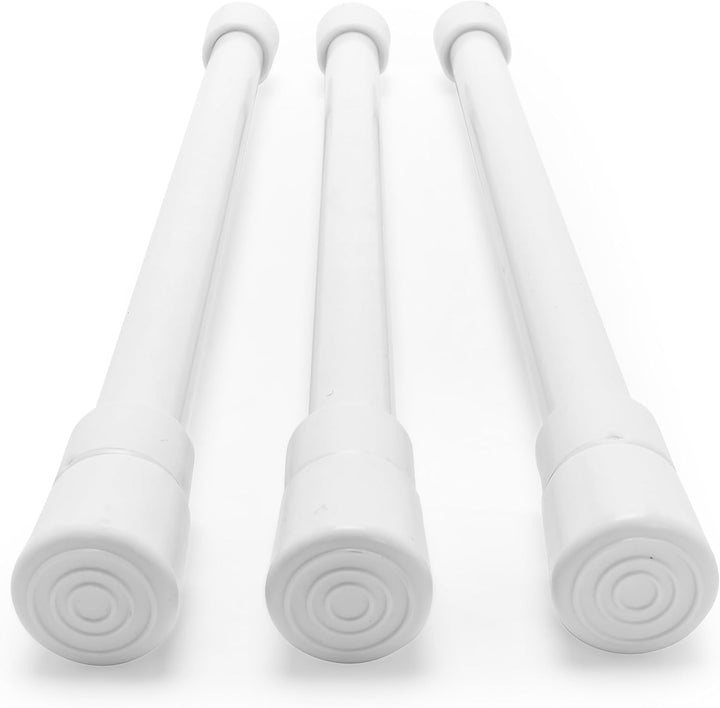 Camco 44063 Kühlschrankstangen für Caravan, von 25,4 bis 43,2 cm, Weiss, 3 Stück
