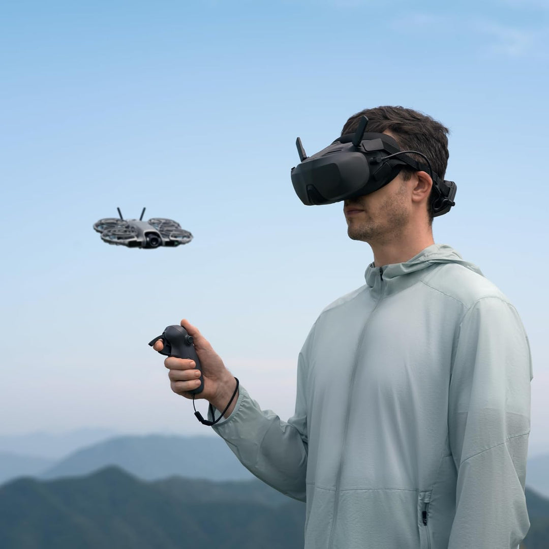 DJI Neo 2 Motion Fly More Combo, 4K Drohne Bundle mit Zubehör mit RC Motion 3 und Goggles N3, Start