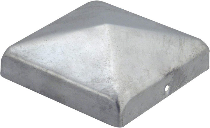 Pfostenkappen Zaunkappe Abdeckkappe Pyramide verzinkt 71 x 71 mm (6), 6