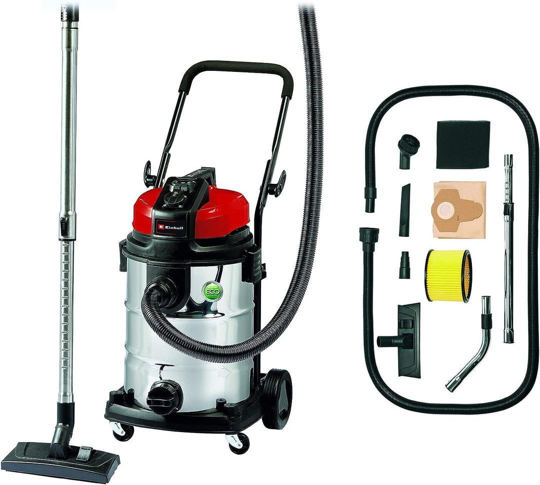 Einhell Nass-Trockensauger TE-VC 2230 SA (ECO-Technologie, 1.150 W, 30l Edelstahlbehälter, Blasansch