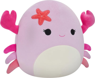 Squishmallows Original 7,5 Zoll Cailey – Pink Crab – Add Cailey to your Squad, Ultrasoft Stuffed Ani