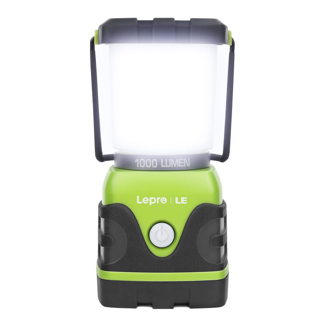 LE LED Campinglampe, Ultra Hell 1000 Lumen, 4 LeuchtmodiI Dimmbar Suchscheinwerfer, Batteriebetriebe