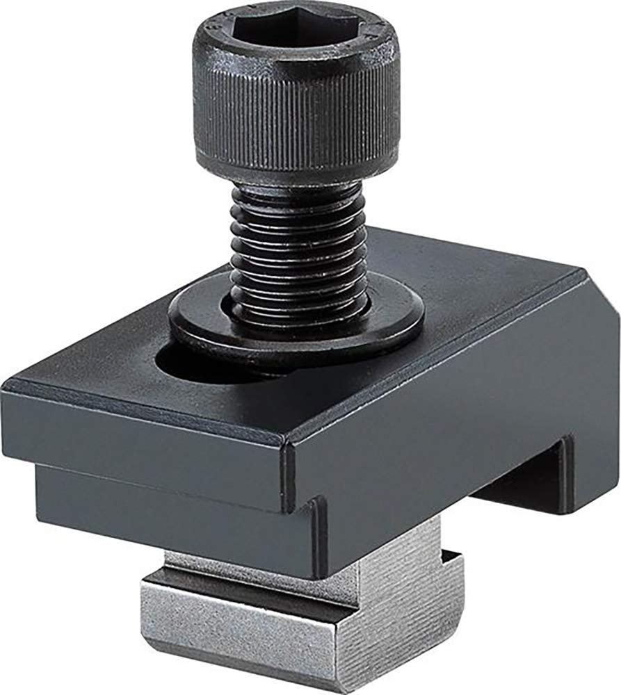 RÖHM 149122 Einfach-Spannpratze für T-Nut Komplett mit stirn- und grundseitige, 14 mm