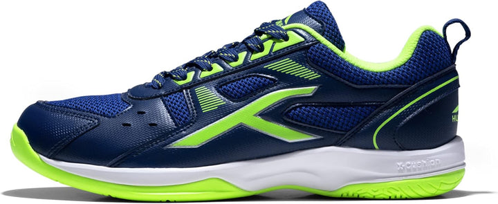 Hundred Raze Badminton Shoe Navy Lime 44 EU, Navy Lime 44 EU
