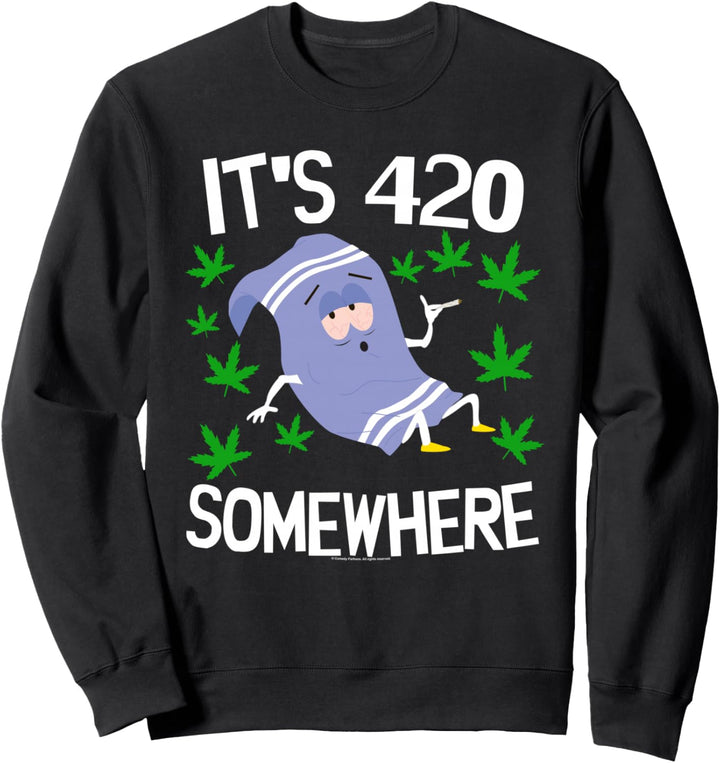 South Park South Park Towlie Its 420 Somewhere Sweatshirt