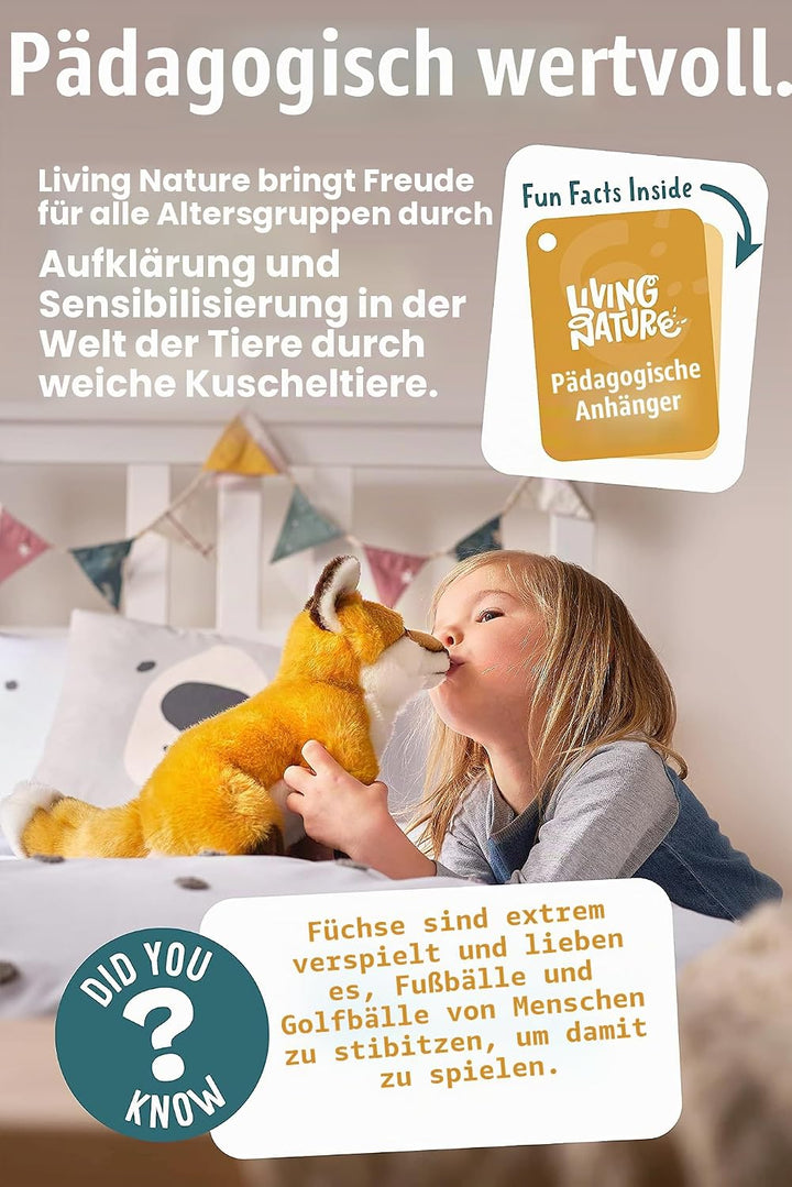 Living Nature Stofftier - Grosse Ente (35cm) Ente (35 cm), Ente (35 cm)